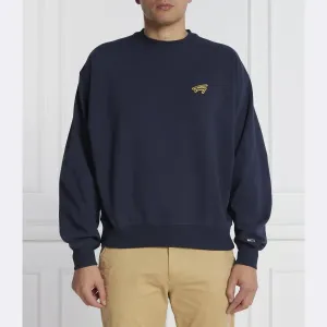 Фирменная толстовка прямого кроя прямого кроя Tommy Hilfiger, синий