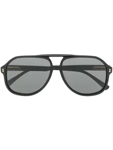 Солнцезащитные очки-пилоты Gucci Eyewear, черный