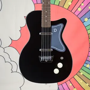 Электрогитара Danelectro '57 Jade, черная лимузин