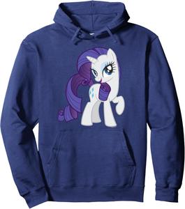 Толстовка с портретом Рарити из мультфильма «Мой маленький пони: Дружба - это волшебство», синяя My Little Pony