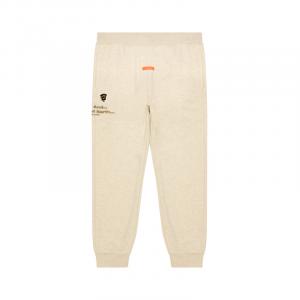 Брюки *A Bathing APE с нашивкой логотипа Aape, светло-коричневый