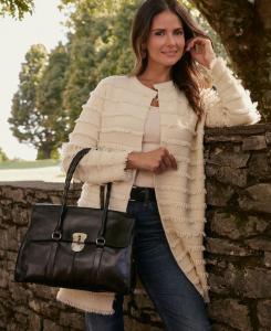 Сумка-мессенджер Vienna Medium Twist-Lock Patricia Nash, Black