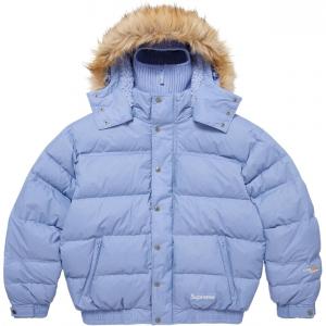 Неделя 14 Маска для лица Пуховая куртка с наполнителем 700 Пуховая куртка унисекс Supreme, светлый синий/светлый синий