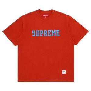 Майка Supreme Twill Appliqué Short-Sleeve Top, оранжевый