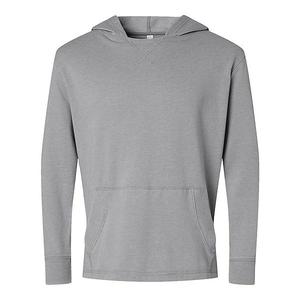 Винтажный худи с эффектом потертости Lat, Washed Grey