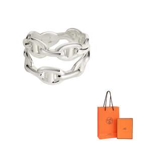 HERMES Кольцо Enchainee Sterling Silver Rings Women's Silver