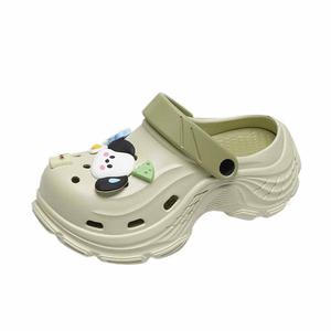 Дышащие быстросохнущие детские сабо для подростков NEZHACHAOHAI, YC-SH-002 Matcha Dog[Soft Comfortable]