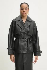 Кожаная куртка Answear.Lab, черный