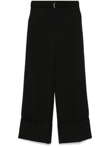 Шерстяные брюки Lanvin, черный