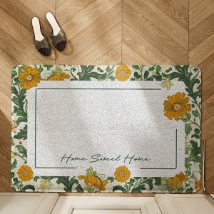 Dajiang Ковер 120х180 см для прихожей в европейском стиле, грязеотталкивающий, с петлевым ворсом, Morris Flower Pattern