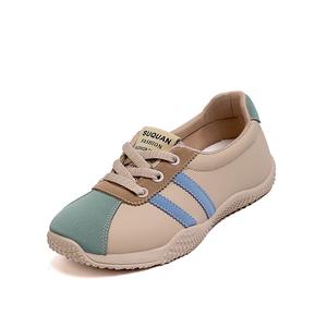 Легкие и дышащие низкие скейтбордские туфли женские Lin's Travels, хаки зеленый