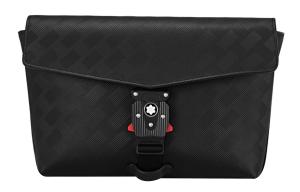 MONTBLANC Кожаный конверт из натуральной воловьей кожи Мужская сумка для рук Плечевая сумка Черезплечная сумка Классическая черная