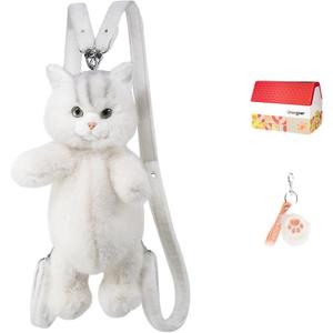Плюшевая кукла Bunny Backpack высотой 36см [бесплатный брелок Cat Paw в каждом заказе] Chongker