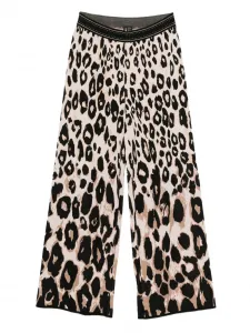 Брюки с анималистичным принтом Marccain, нейтральный