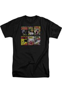 Футболка Batman Bm Covers с коротким рукавом для взрослых Gildan, черный