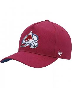 Мужская бордовая бейсболка Colorado Avalanche Primary Hitch Snapback '47 Brand