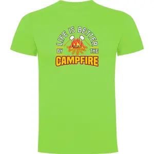 Футболка с коротким рукавом Kruskis Better By The Campfire, зеленый