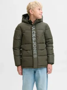 Зимняя пуховая куртка jcospeed Jack & Jones Junior, Olive