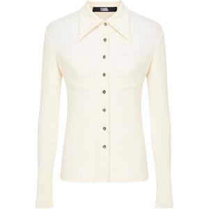 Рубашка KARL LAGERFELD FW25 женская KARL LAGERFELD/Karl Lagerfeld Jeans, белый