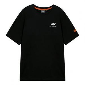 Футболка New Balance Athleisure Casual Sports Round Neck Pullover Short Sleeve Couple Style Black, черный