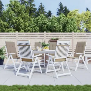 Подушки для стула Vidaxl, серо-коричневый