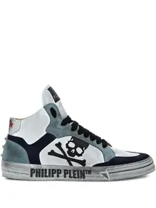 Высокие кеды Retrokickz Philipp Plein, белый