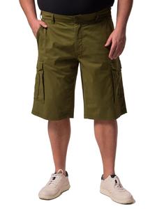 Men Plus Бермуды темно-оливкового цвета