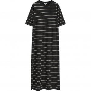 Женское платье с коротким рукавом COS, черно-белый