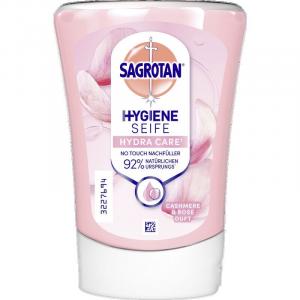 Жидкое мыло для рук с возможностью замены без касания, эссенция кашемира и розы Sagrotan, 250 ml