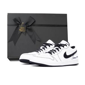 Кроссовки Air 1 Vintage баскетбольные мужские низкие White/Black Jordan, Black White
