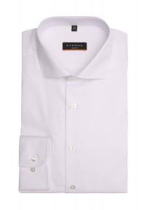 Деловая рубашка, приталенный крой, с воротником акулы, мужская ETERNA, белый