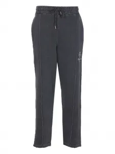 Принтованные спортивные брюки с боковыми швами Family First, черный