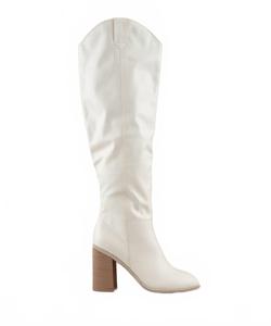 Женские высокие сапоги Stephanie в белом цвете OASIS SOCIETY