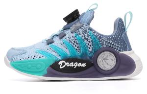 Детские баскетбольные кроссовки Kids Low-top Kinddog Obedient Dog, темно-синий