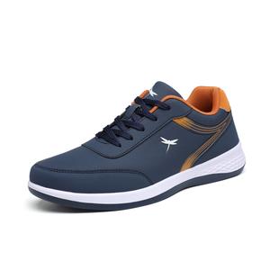 RED DRAGONFLY Кожаные спортивные кроссовки Balance устойчивые к истиранию низкие повседневные мужские синие, цвет Blue