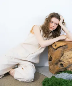 Комбинезон с застежкой-молнией спереди Kbf, цвет Ivory