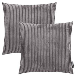 Декоративная подушка mokebo 2 шт Die Kuschelbuddies, 45x8x45 см, антрацитовый