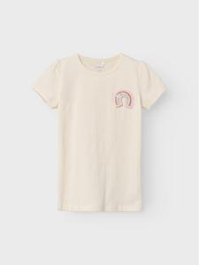 Футболка стандартного кроя Name It, бежевый