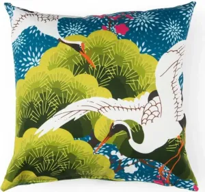 Декоративная подушка Kimono Airone из хлопка 45x16x45 см, цветная Excelsa