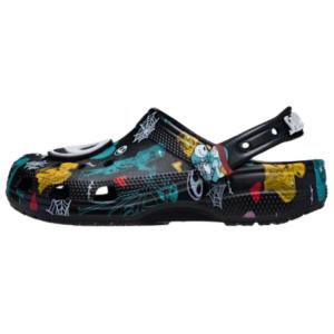 Crocs Рождественский кошмар в классических клогах для женщин черный - черный, цвет Black