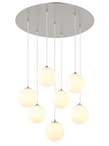 Подвесной светильник «RIHA» серебристого цвета