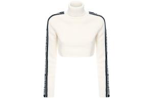 WE11DONE Белый свитер Slim Fit женский