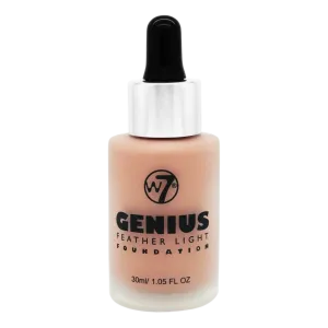 Легкая жидкая тональная основа раннего загара W7 Genius, 30 мл