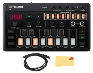 Синтезатор аккордов Roland Aira Compact J-6 с аудиокабелем