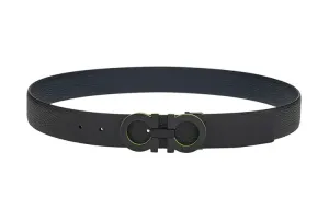 Ferragamo Кожаный ремень, Black