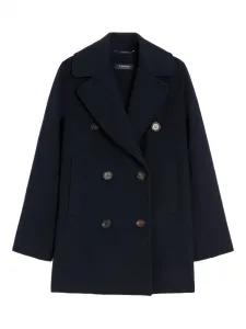 Двубортное пальто Caban 'S Max Mara, синий