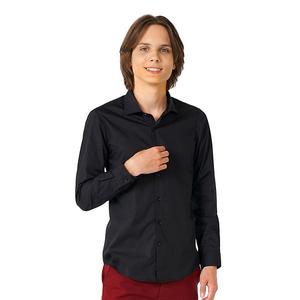 Мальчиковая рубашка на пуговицах black knight Opposuits