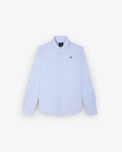 Мужская хлопковая рубашка классического кроя Scalpers, светло-голубой