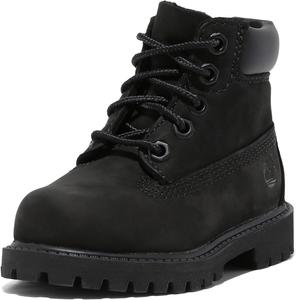 Детские водонепроницаемые ботинки Timberland 6 дюймов (15 см), Black