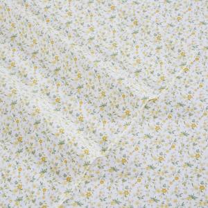 Комплект простыней Laura Ashley с цветочным принтом из перкаля, желтый